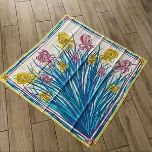 EMILIO PUCCI 34x34 Iris Cotton Scarf